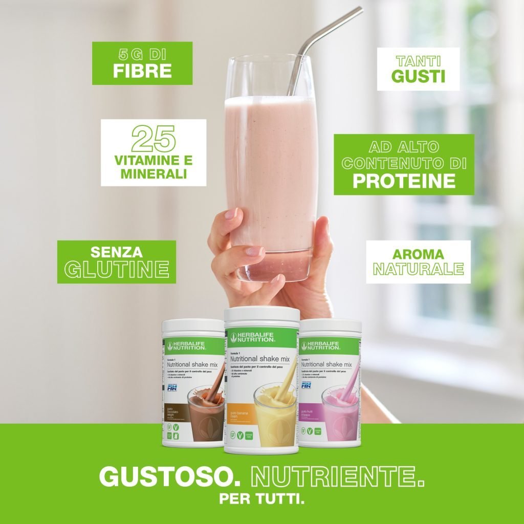 Frullato formula 1 Herbalife Nutrition Shake Mix sostituto pasto gusti